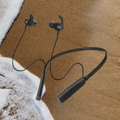 GPQ STORE Rokerz 235 Pro Wireless Bluetooth Neckband(0.4117 Bluetooth(Black, In the Ear)