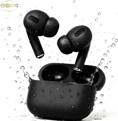 SOBEYS Ultrapod ANC/ENC Airdops Earbuds with 50 Hrs Playtime Bluetooth(Glossy Black, True Wireless)