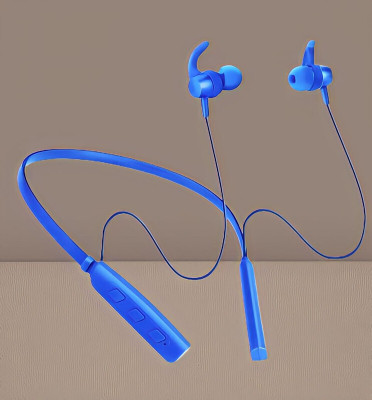 GPQ STORE Rokerz 235 Pro Wireless Bluetooth Neckband(0B.40 Bluetooth(Blue, In the Ear)