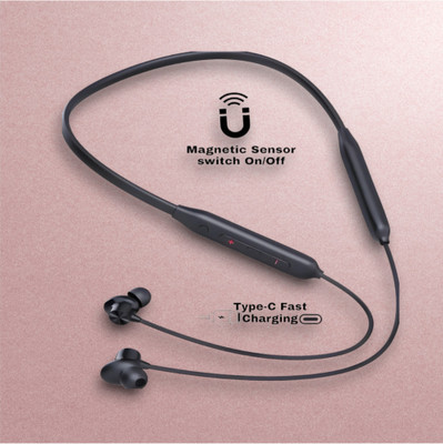 GDS High-Fidelity Wireless Neckband - Long-Lasting Battery & Deep Sound_S7 Bluetooth & Wired(Black, In the Ear)