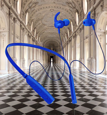 GPQ STORE Rokerz 235 Pro Wireless Bluetooth Neckband(0B.176 Bluetooth(Blue, In the Ear)
