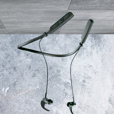 QPG STORE Rokerz 235 Pro Wireless Bluetooth Neckband(0.2341 Bluetooth(Black, In the Ear)
