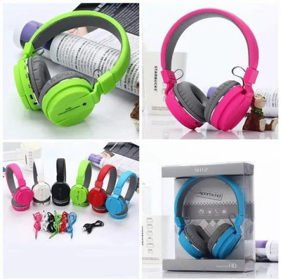 ENMORA SH-12 Wireless Headphones Over Ear Headphone (Black)IOP1 Bluetooth & Wired(Multicolor, On the Ear)