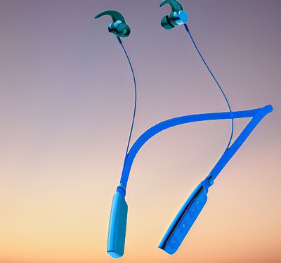 QPG STORE Rokerz 235 Pro Wireless Bluetooth Neckband(0B.152 Bluetooth(Blue, In the Ear)