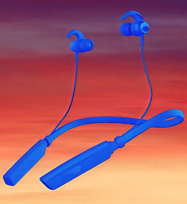 QPG STORE Rokerz 235 Pro Wireless Bluetooth Neckband(0B.504 Bluetooth(Blue, In the Ear)