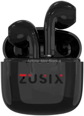 Zusix Airtone Mini - Full Spectrum Sound TWS,Rich Bass,30H Playtime Wireless Earbuds Bluetooth Headset(Black, True Wireless)