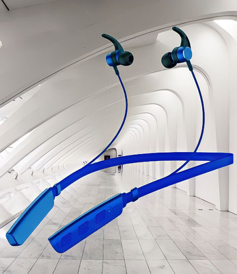 GPQ STORE Rokerz 235 Pro Wireless Bluetooth Neckband(B.0.483 Bluetooth(Blue, In the Ear)