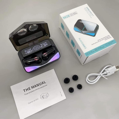 ASTOUND M28 Pro TWS Earbuds Bluetooth 5.3 Type-C with Power Bank Bluetooth(Black, In the Ear)