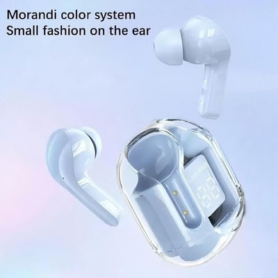 GWALBROS Ultrapods Calling Air buds Neckband TWS Earbuds with 30 hr playtime_1 Bluetooth Headset(BLUE, In the Ear)