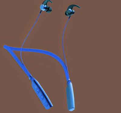 GPQ STORE Rokerz 235 Pro Wireless Bluetooth Neckband(0B.867 Bluetooth(Blue, In the Ear)