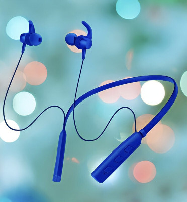 GPQ STORE Rokerz 235 Pro Wireless Bluetooth Neckband(0B.191 Bluetooth(Blue, In the Ear)