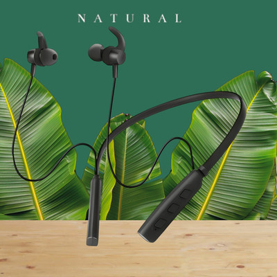 GPQ STORE Rokerz 235 Pro Wireless Bluetooth Neckband(0.4410 Bluetooth(Black, In the Ear)