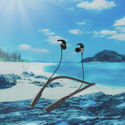 GPQ STORE Rokerz 235 Pro Wireless Bluetooth Neckband(0.1724 Bluetooth(Black, In the Ear)