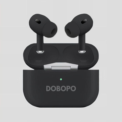 DOBOPO Black Edition TWS Earbuds with Fast Connect, Mic and Bass Boost Bluetooth(Black, True Wireless)