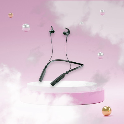 GPQ STORE Rokerz 235 Pro Wireless Bluetooth Neckband(0.2438 Bluetooth(Black, In the Ear)