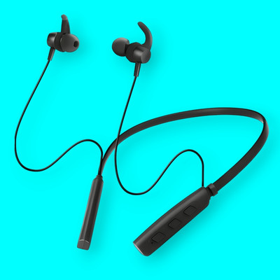 GPQ STORE Rokerz 235 Pro Wireless Bluetooth Neckband(0.4484 Bluetooth(Black, In the Ear)