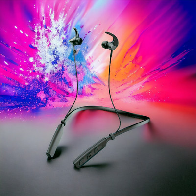 GPQ STORE Rokerz 235 Pro Wireless Bluetooth Neckband(0.2170 Bluetooth(Black, In the Ear)