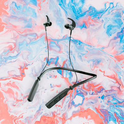 GPQ STORE Rokerz 235 Pro Wireless Bluetooth Neckband(0.2441 Bluetooth(Black, In the Ear)