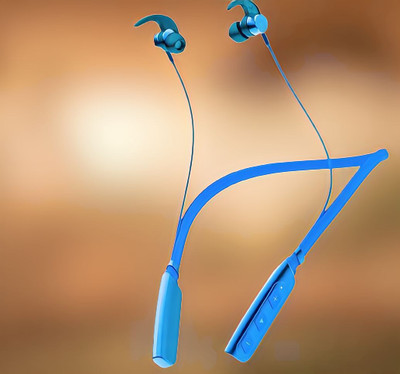 QPG STORE Rokerz 235 Pro Wireless Bluetooth Neckband(0B.312 Bluetooth(Blue, In the Ear)