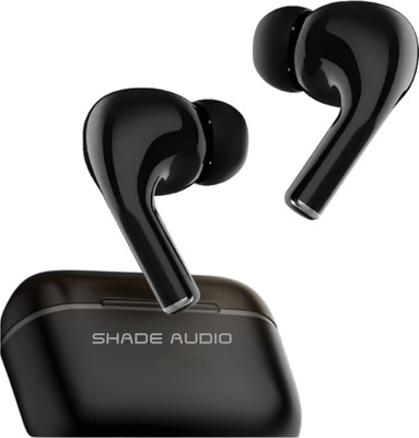 Shade Audio 3 TWS Airbuds|Sweat Proof|25H Play|Bass pods Headphone|X Touch Earbuds Bluetooth Gaming(Premium Black, True Wireless)