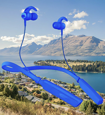 GPQ STORE Rokerz 235 Pro Wireless Bluetooth Neckband(0B.593 Bluetooth(Blue, In the Ear)