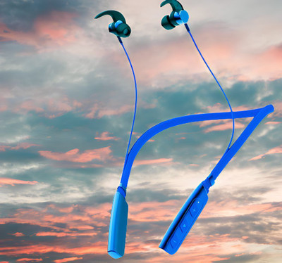 QPG STORE Rokerz 235 Pro Wireless Bluetooth Neckband(0B.235 Bluetooth(Blue, In the Ear)