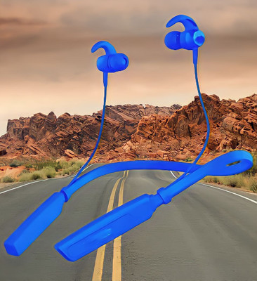 QPG STORE Rokerz 235 Pro Wireless Bluetooth Neckband(0B.386 Bluetooth(Blue, In the Ear)