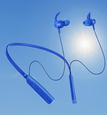 GPQ STORE Rokerz 235 Pro Wireless Bluetooth Neckband(0B.61 Bluetooth(Blue, In the Ear)