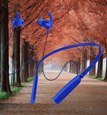 GPQ STORE Rokerz 235 Pro Wireless Bluetooth Neckband(0B.161 Bluetooth(Blue, In the Ear)