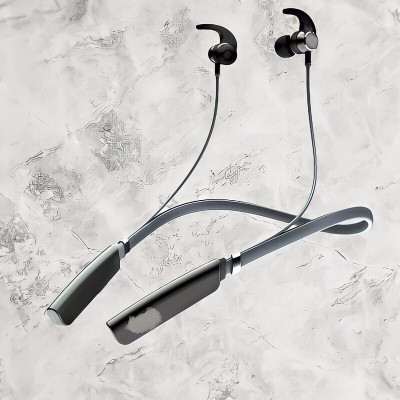 GPQ STORE Rokerz 235 Pro Wireless Bluetooth Neckband(0.252 Bluetooth(Black, In the Ear)