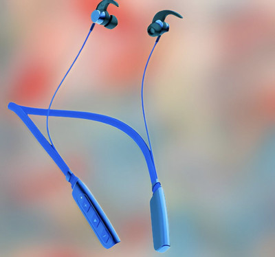 GPQ STORE Rokerz 235 Pro Wireless Bluetooth Neckband(0B.813 Bluetooth(Blue, In the Ear)