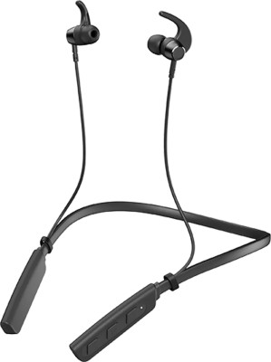 TecSox Tecband Jazz 200. Neckband upto 40 hour High Bass Sound HD Mic [jetBlack] Bluetooth Headset(Black, True Wireless)