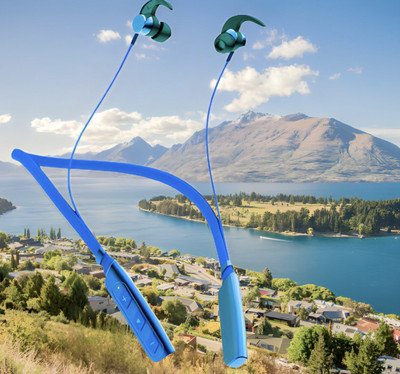 GPQ STORE Rokerz 235 Pro Wireless Bluetooth Neckband(0B.810 Bluetooth(Blue, In the Ear)