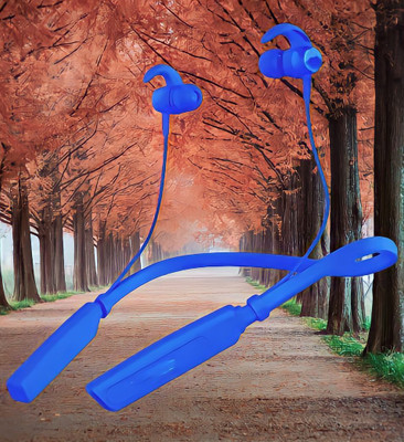 QPG STORE Rokerz 235 Pro Wireless Bluetooth Neckband(0B.505 Bluetooth(Blue, In the Ear)