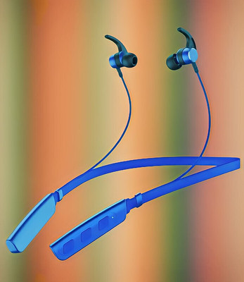 GPQ STORE Rokerz 235 Pro Wireless Bluetooth Neckband(B.0.308 Bluetooth(Blue, In the Ear)