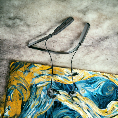 GPQ STORE Rokerz 235 Pro Wireless Bluetooth Neckband(0.3375 Bluetooth(Black, In the Ear)