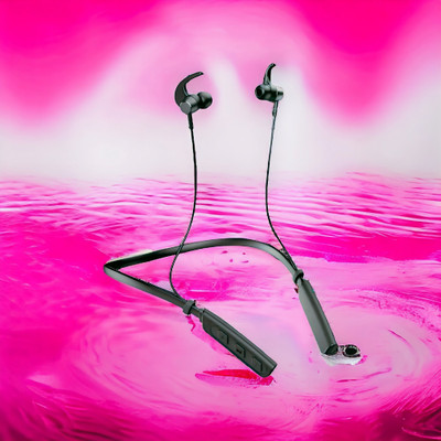QPG STORE Rokerz 235 Pro Wireless Bluetooth Neckband(0.2258 Bluetooth(Black, In the Ear)