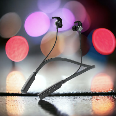QPG STORE Rokerz 235 Pro Wireless Bluetooth Neckband(0.397 Bluetooth(Black, In the Ear)