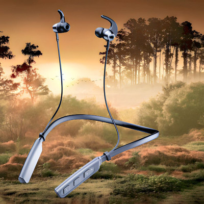 GPQ STORE Rokerz 235 Pro Wireless Bluetooth Neckband(0.378 Bluetooth(Black, In the Ear)