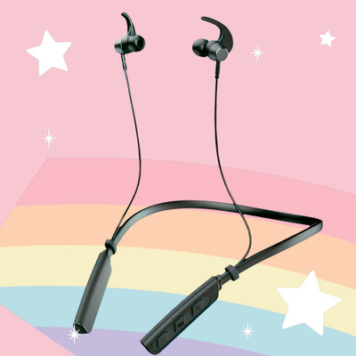GPQ STORE Rokerz 235 Pro Wireless Bluetooth Neckband(0.2413 Bluetooth(Black, In the Ear)