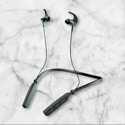 QPG STORE Rokerz 235 Pro Wireless Bluetooth Neckband(0.1864 Bluetooth(Black, In the Ear)