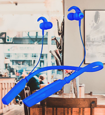 GPQ STORE Rokerz 235 Pro Wireless Bluetooth Neckband(0B.528 Bluetooth(Blue, In the Ear)