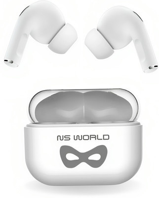 X2.0 ENC, 25H Playtime, Fast Charge, HD Calling, IPX5, Touch Controls Bluetooth Headset(White, True Wireless)