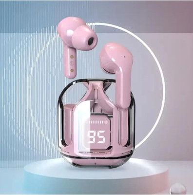 SOBEYS Ultrapod ANC/ENC Airdops Bullets Rockerz Earbuds with 50 Hrs Playtime Bluetooth Bluetooth Headset(Pink, True Wireless)