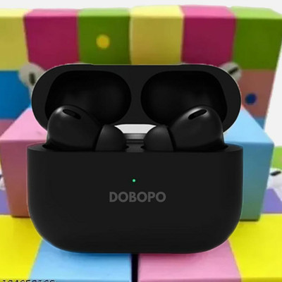 DOBOPO Type-C Enabled Wireless Earbuds with Noise Isolation and Deep Bass Bluetooth(Black, True Wireless)