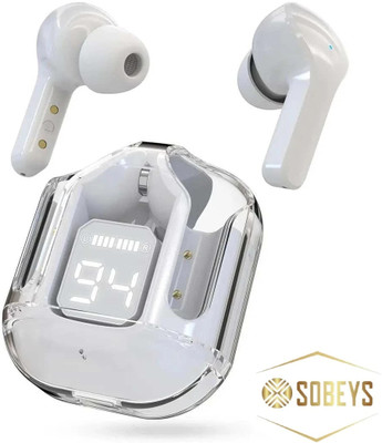 MIRAJ Ultrapod earbuds anc enc Airdops Earbuds with 50 Hrs Playtime Bluetooth(White, True Wireless)