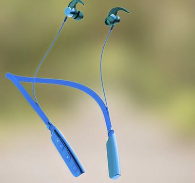 QPG STORE Rokerz 235 Pro Wireless Bluetooth Neckband(0B.340 Bluetooth(Blue, In the Ear)