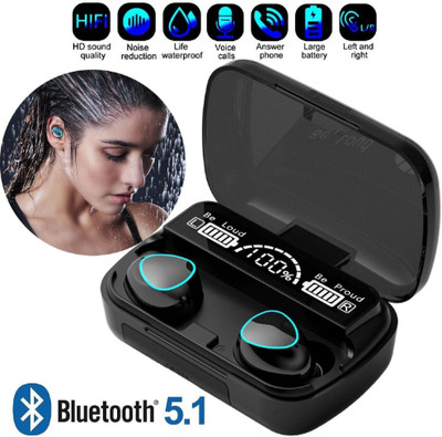 YAROH SCH_869N_M10 TWS BLUETOOTH WIRELESS IN EAR EARBUD & GAMING HEADSET WITH MIC Bluetooth(Black, True Wireless)