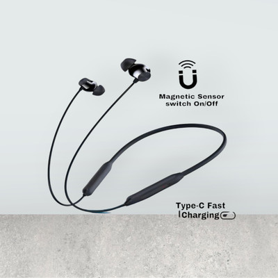 TWS Pro Neckband With Upto 48 Hours Playback & Fast Charging Earphone_CE Bluetooth & Wired(Black, In the Ear)