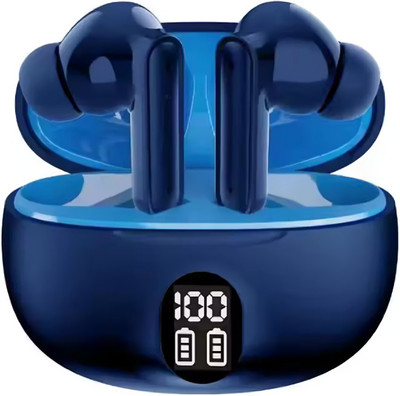 Airdrops pro 3 White wireless bluetooth earbuds (Truely wireless) Bluetooth Headset(Blue, True Wireless)